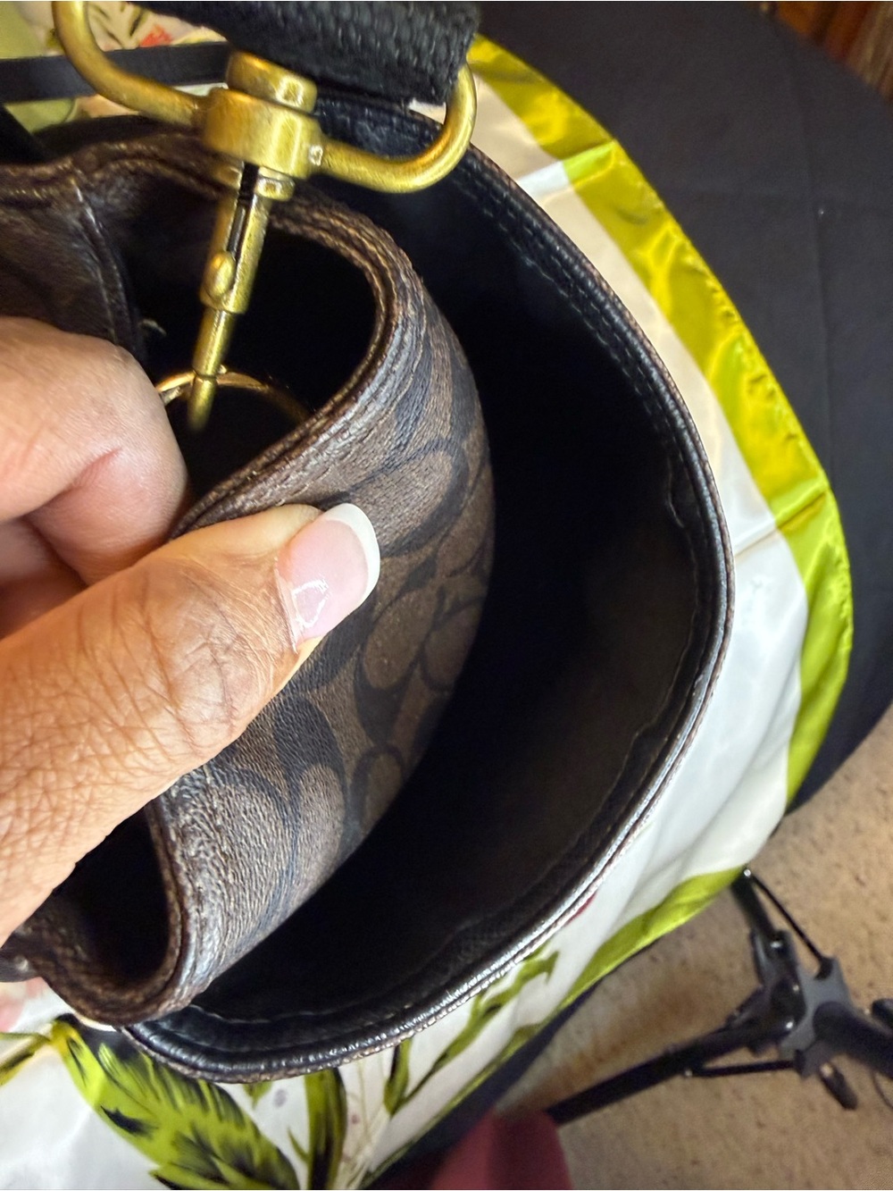 Coach Signature Diaper Bag- Brown - Picture 10 of 16
